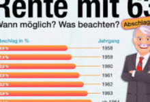 Rente mit 63 Tabelle